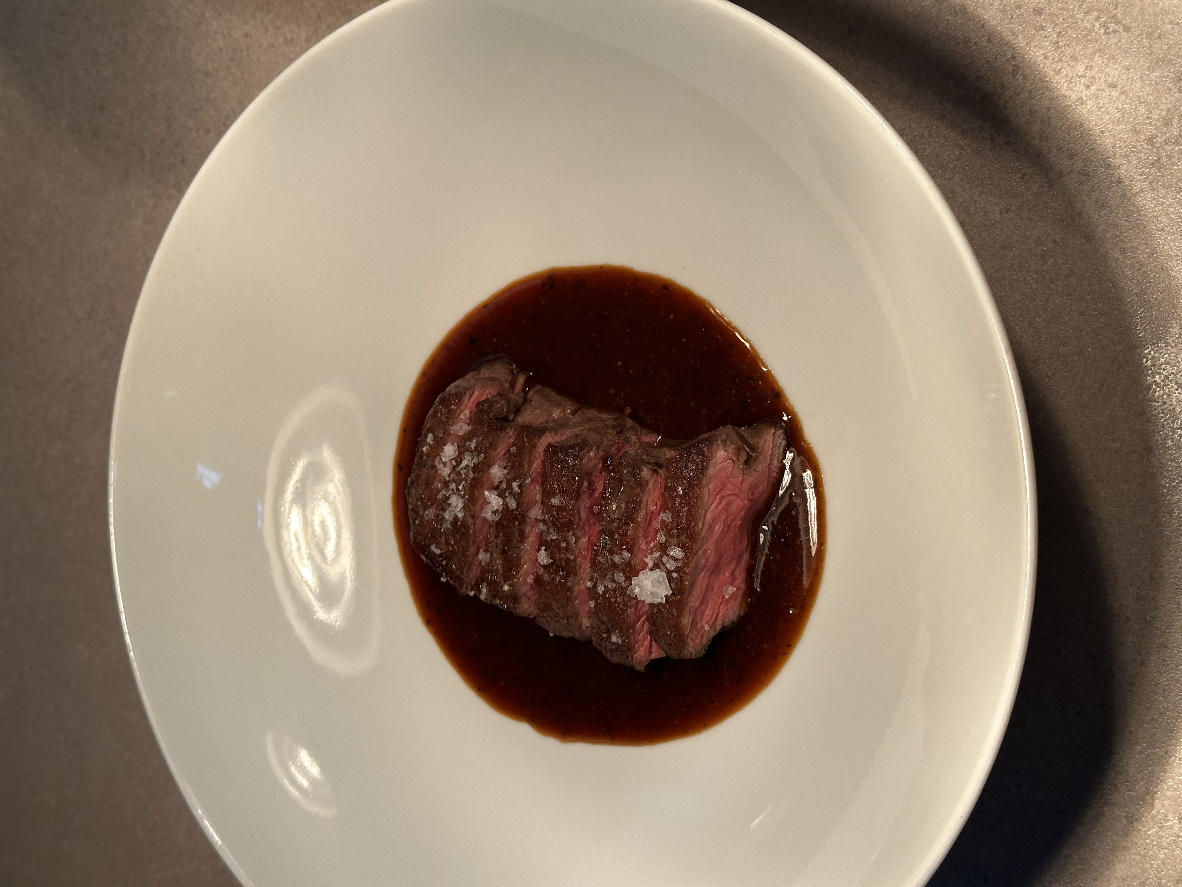 Hovädzí steak s demi-glace