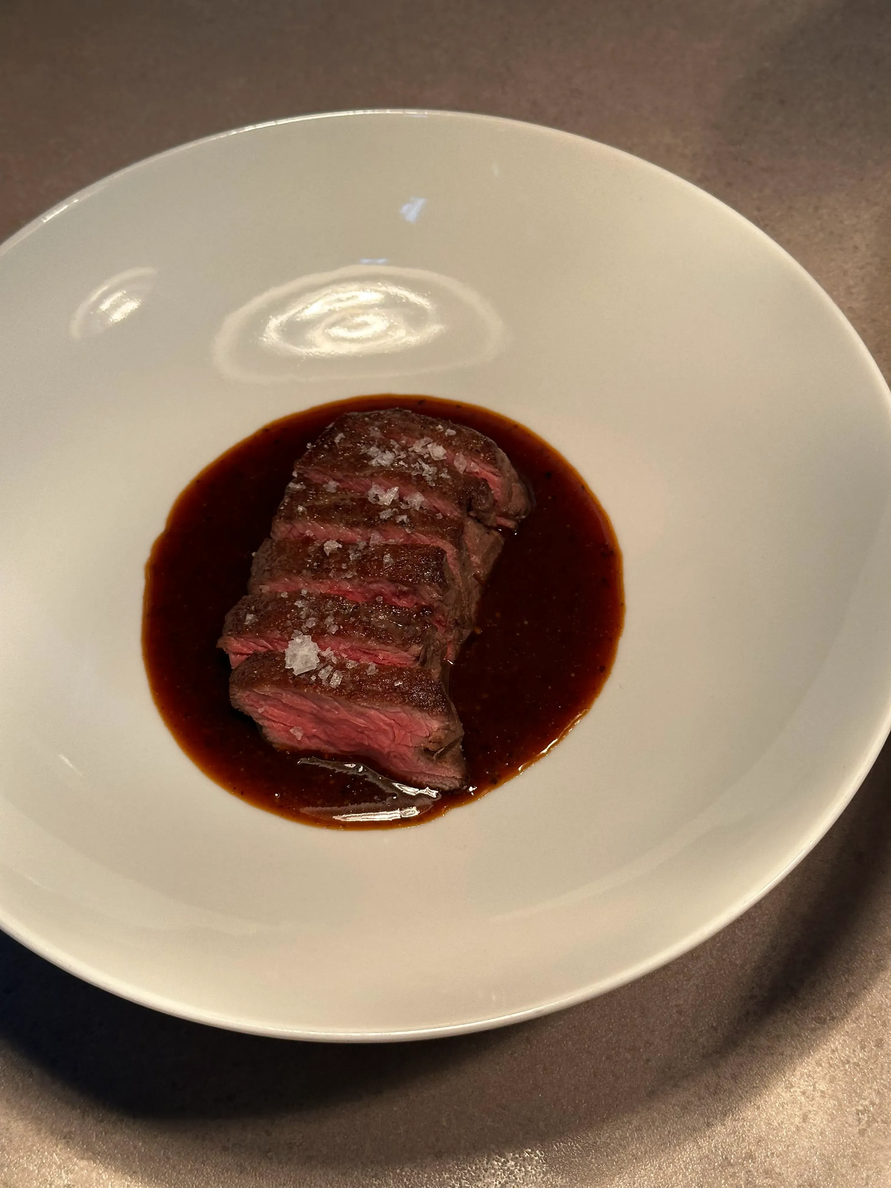 Hovädzí steak s demi-glace